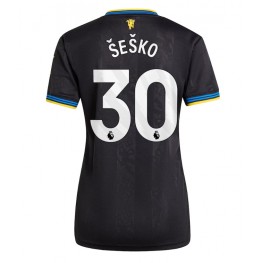 Manchester United Benjamin Sesko #30 Derde tenue Dames 2025-26 Korte Mouw